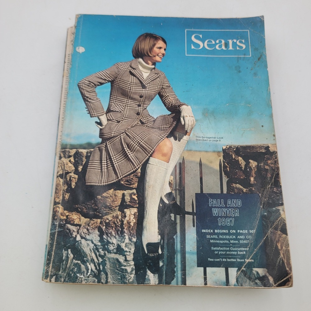 Vintage 1967 Sears Roebuck Fall Winter Catalog Minneapolis Edition Mid Century